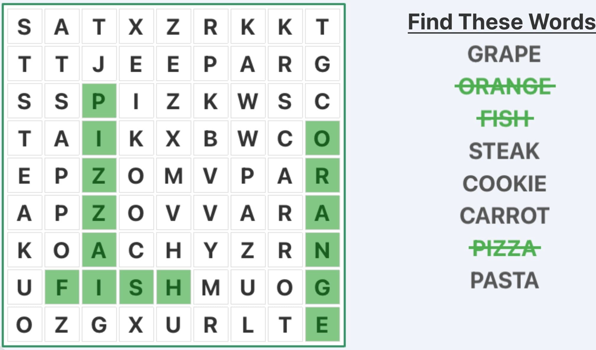 Word Search screenshot